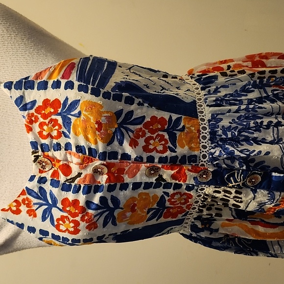 Farm Rio Wild Brazil Midi Dress Tropical Small - Picture 4 of 12